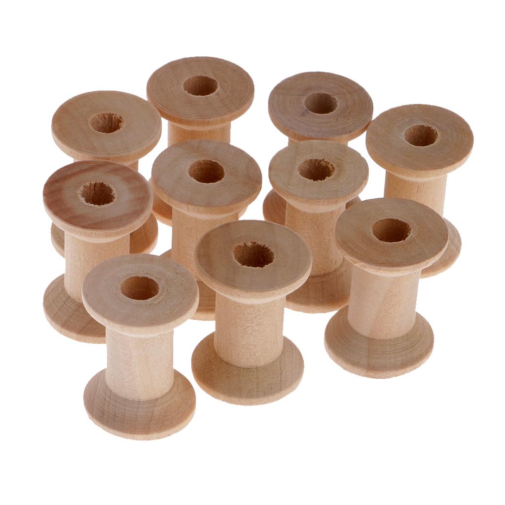 Thread Bobbins Empty - Wooden Empty Spool Thread Bobbins Sewing