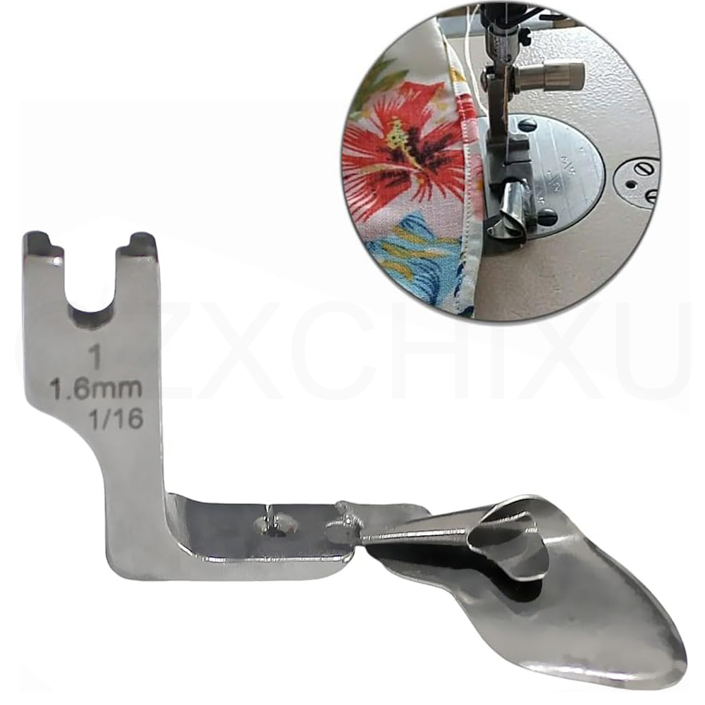 Industrial Textile Sewing Machine - 1PC Industrial Sewing Curved Scroll Hemmer