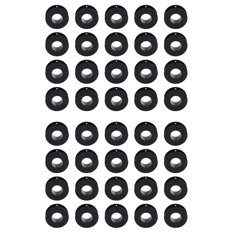 Thread Bobbins Empty - [Superx&KND]40Pcs Empty Spools, 2.1X0.7 Inch Plastic