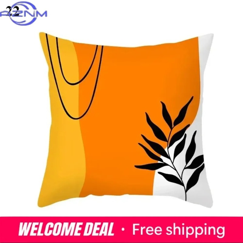Boho Orange Abstract Cushion C - Century Textile & Sewing Supply By Owner recension och pris