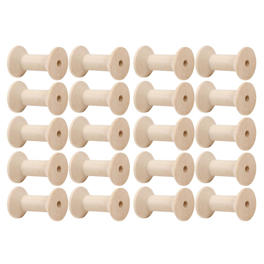 20pcs Wooden Bobbins Thread Sp - Thread Bobbins Empty recension och pris