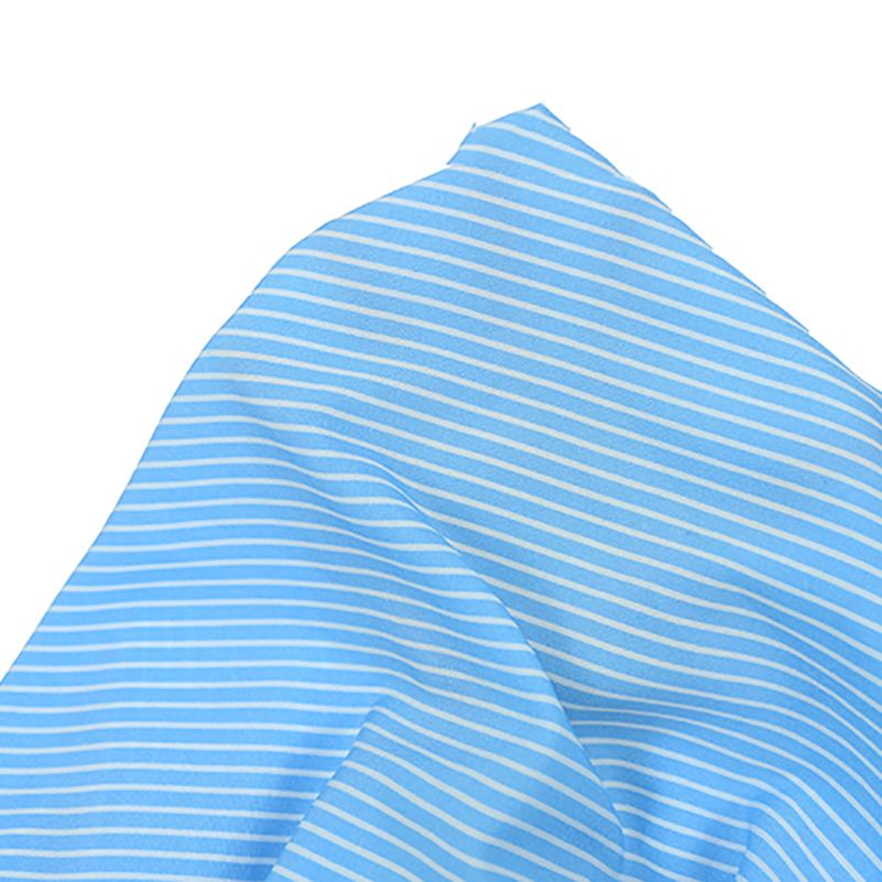Striped Chiffon Fabric Opaque  - Sewing By recension och pris
