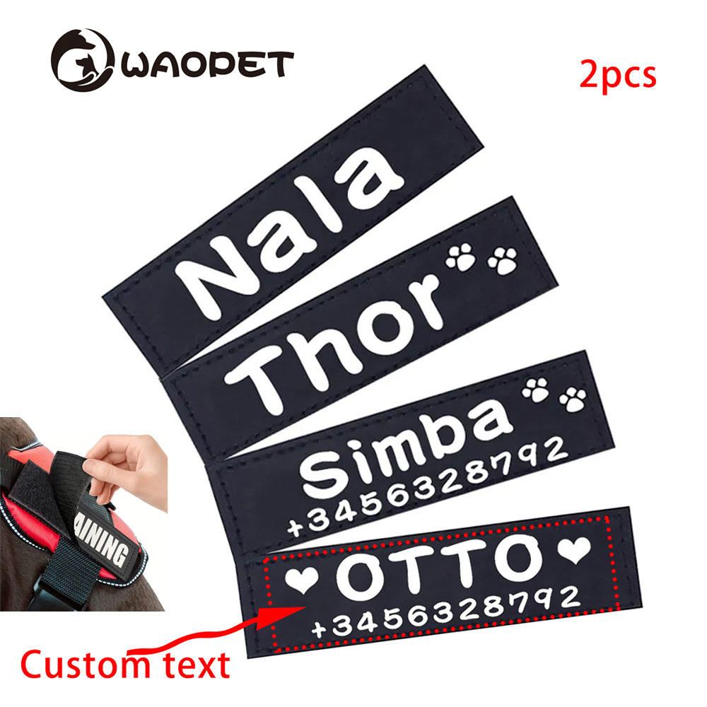 Custom Dog ID Tags For Harness - Sewing Label recension och pris