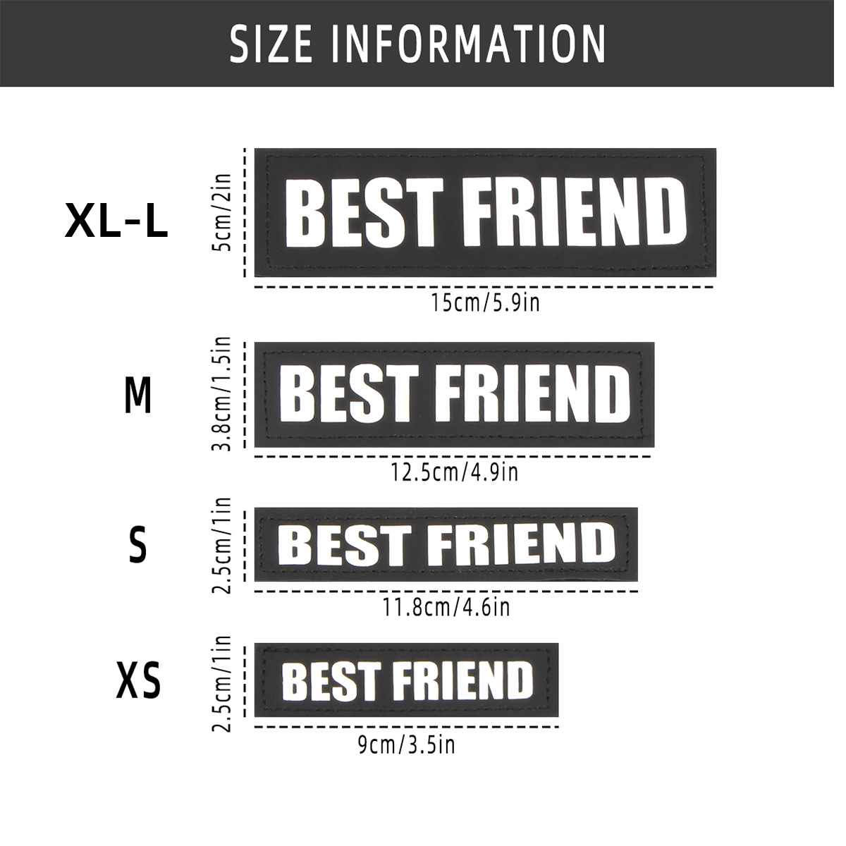 Custom Dog ID Tags For Harness - Sewing Label recension och pris