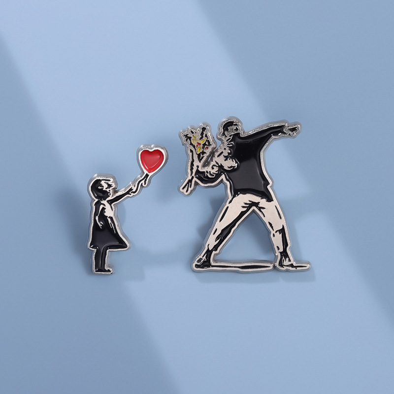 5 Styles Sculpture Enamel Pins - Sewing Label recension och pris