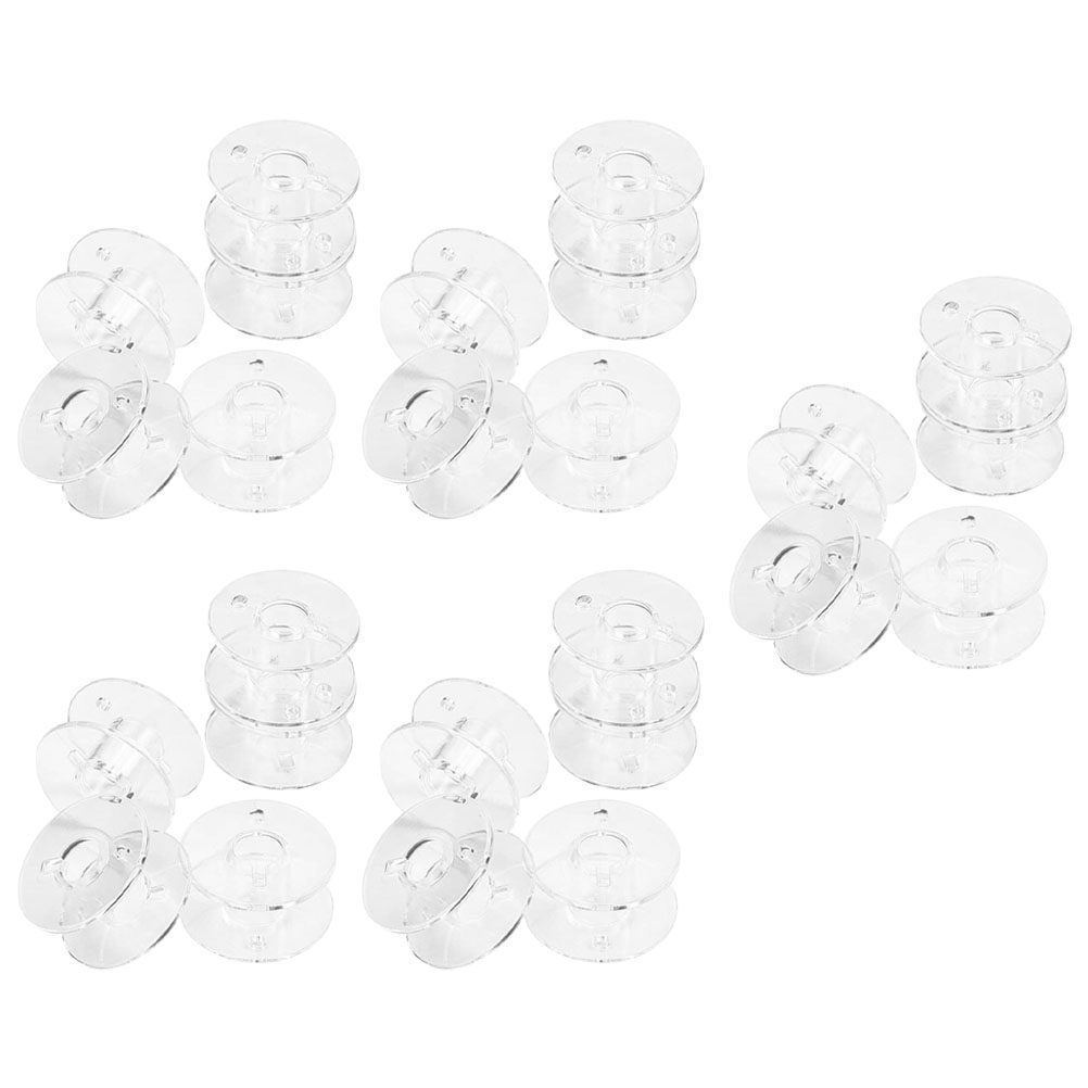 1Set Wear-Resistant Transparen - Thread Bobbins Empty recension och pris