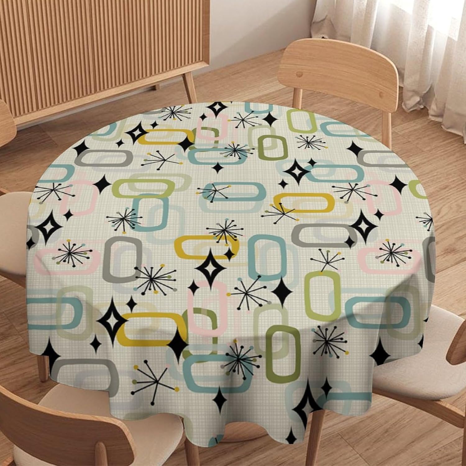 Mid Century Boho Retro Abstrac - Century Textile & Sewing Supply Online Shopping recension och pris