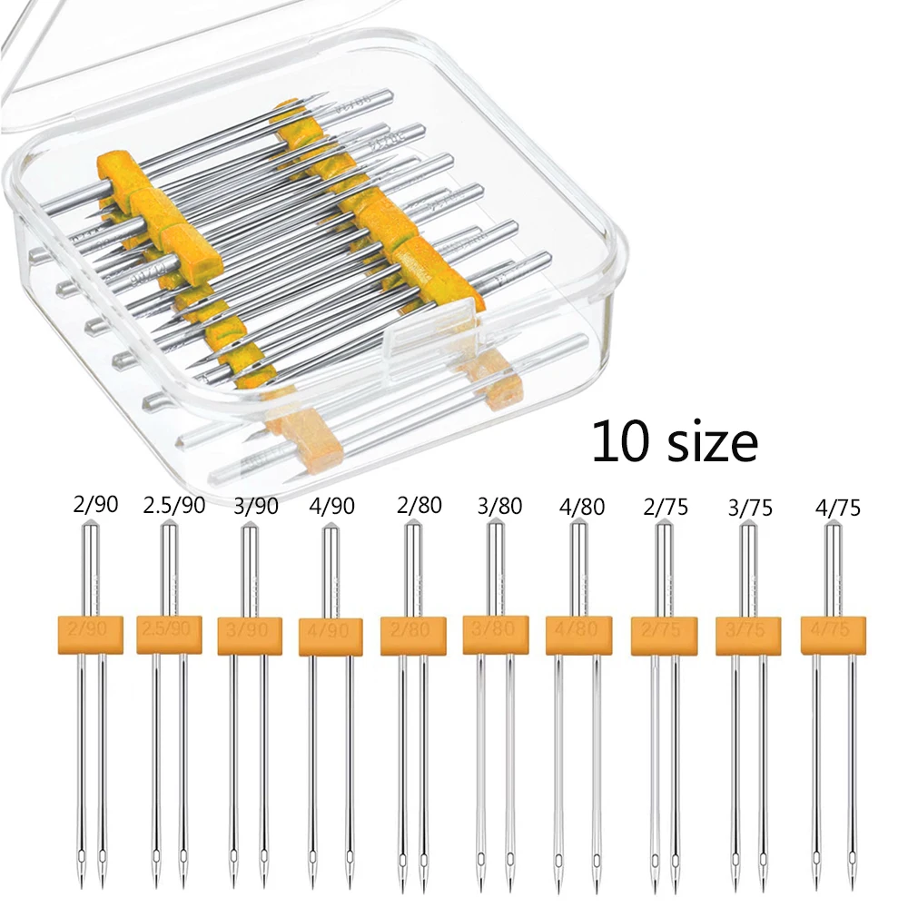 10PCS Sewing Machine Twin Need - Twin Needle Stretch recension och pris