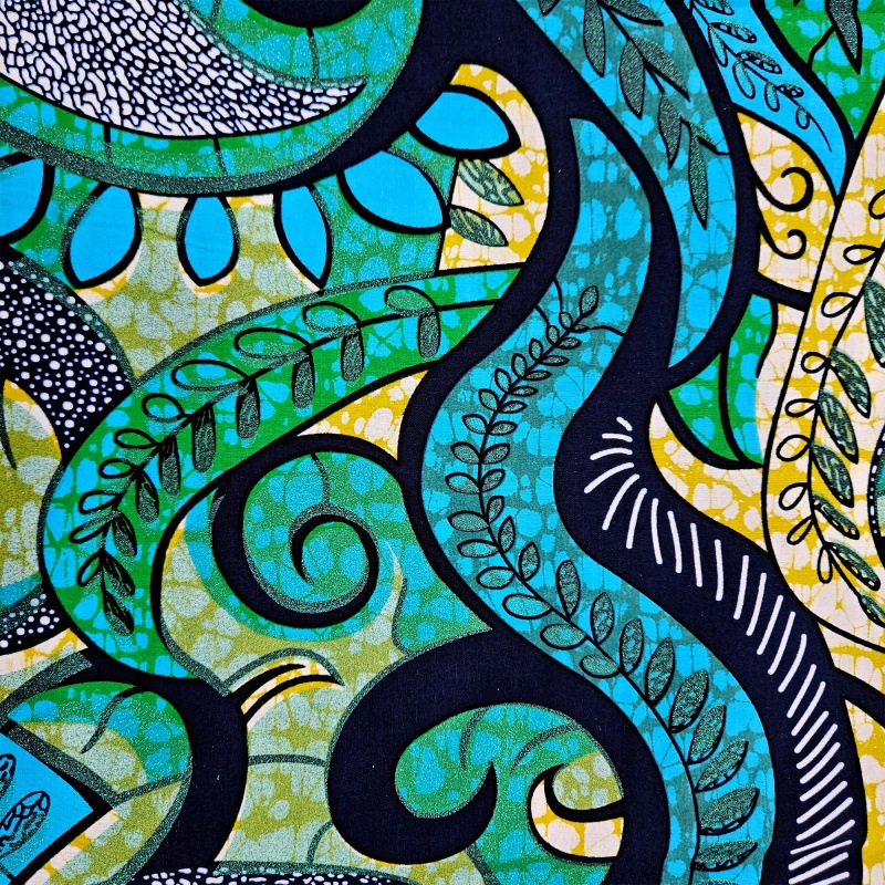 6Yards Long 46'' Wide African  - Sewing Batik recension och pris