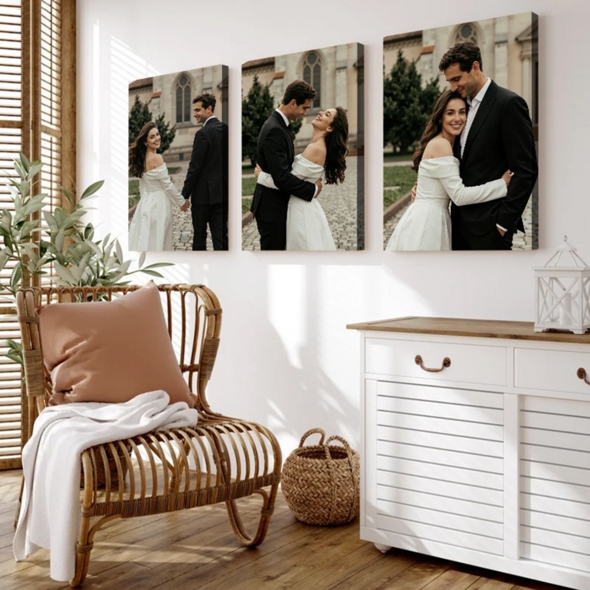 Set of 3 Custom Photo Canvas P - Sewing Custom recension och pris