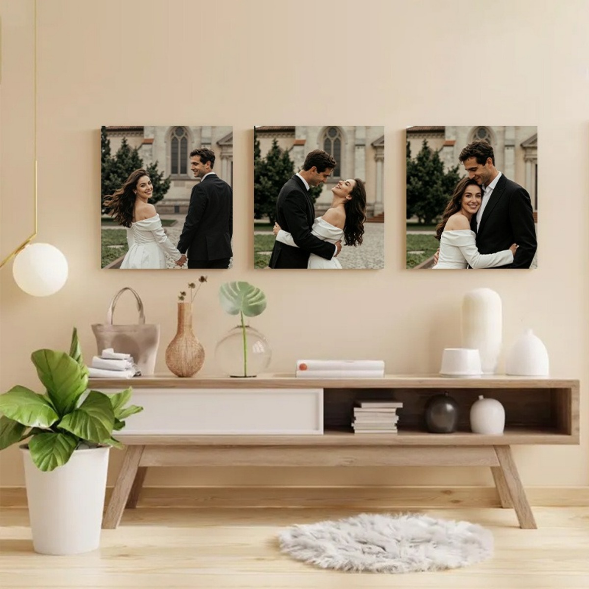 Set of 3 Custom Photo Canvas P - Sewing Custom recension och pris