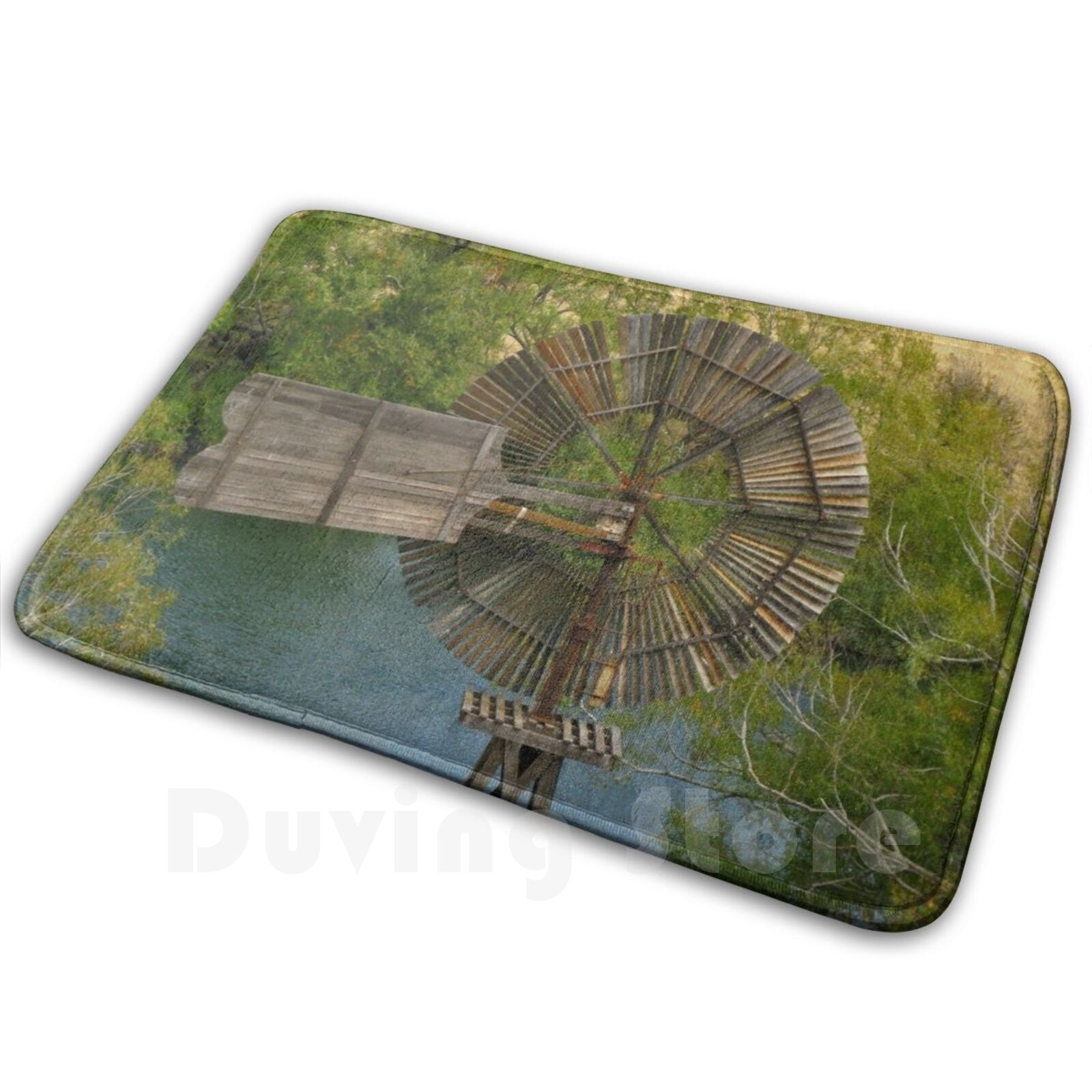 Wooden Windmill Carpet Mat Rug - Century Textile & Sewing Supply By Owner recension och pris