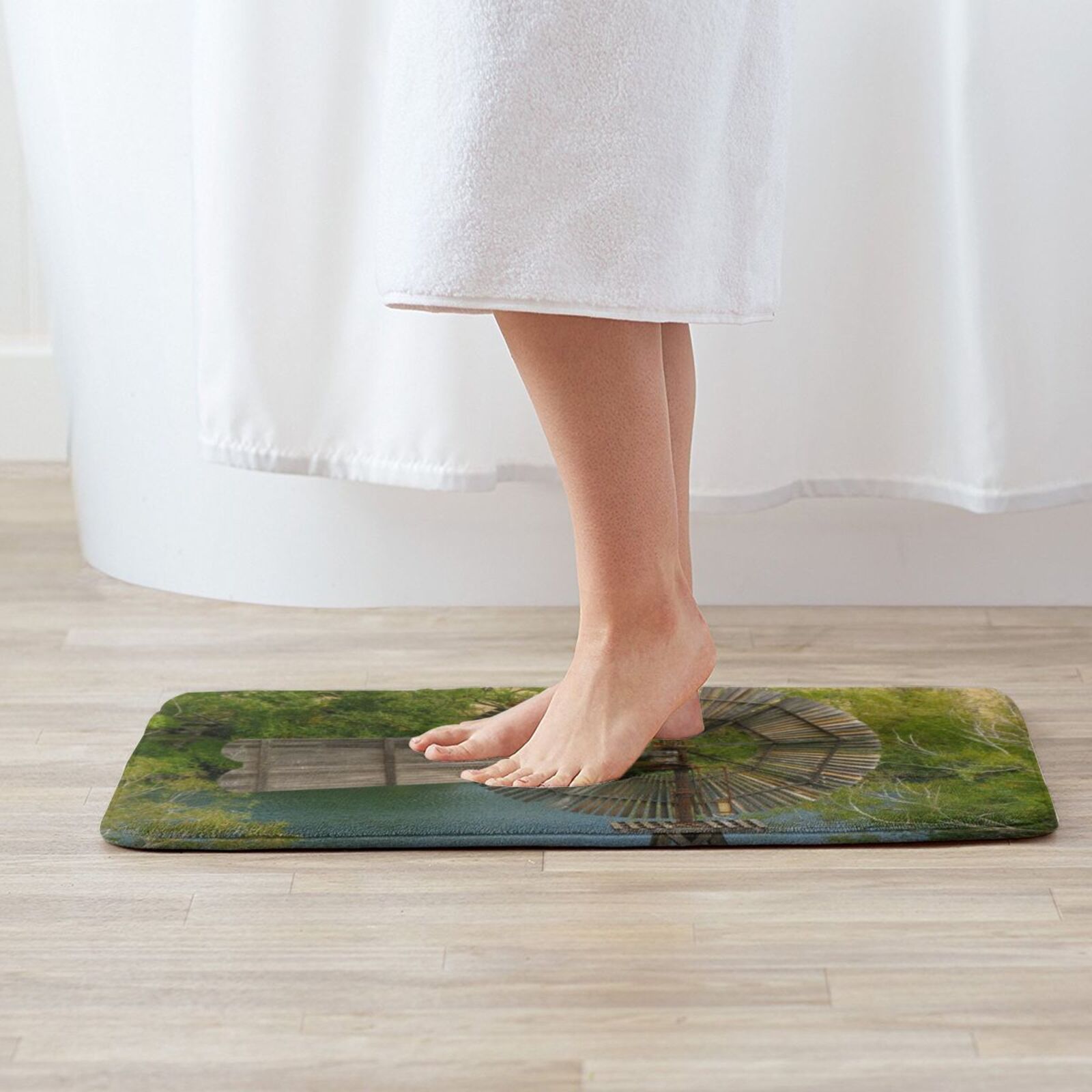 Wooden Windmill Carpet Mat Rug - Century Textile & Sewing Supply By Owner recension och pris
