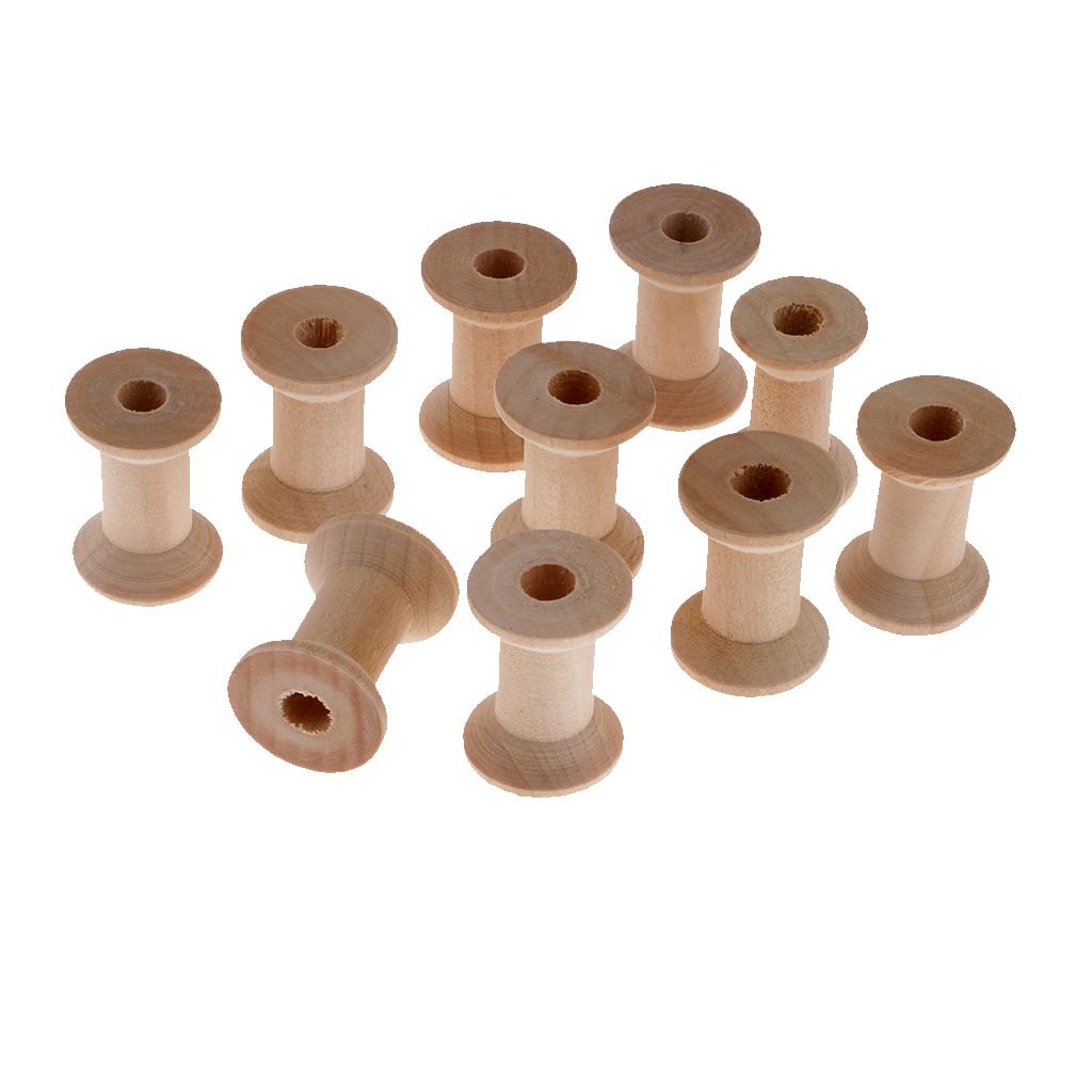 Wooden Empty Spool Thread Bobb - Thread Bobbins Empty recension och pris