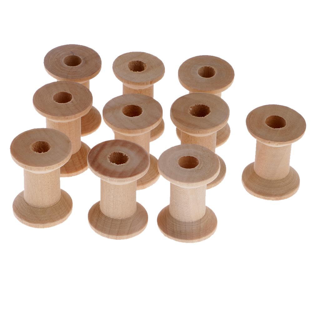 Wooden Empty Spool Thread Bobb - Thread Bobbins Empty recension och pris