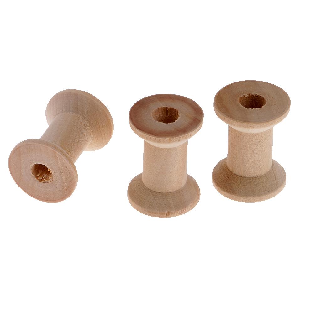 Wooden Empty Spool Thread Bobb - Thread Bobbins Empty recension och pris
