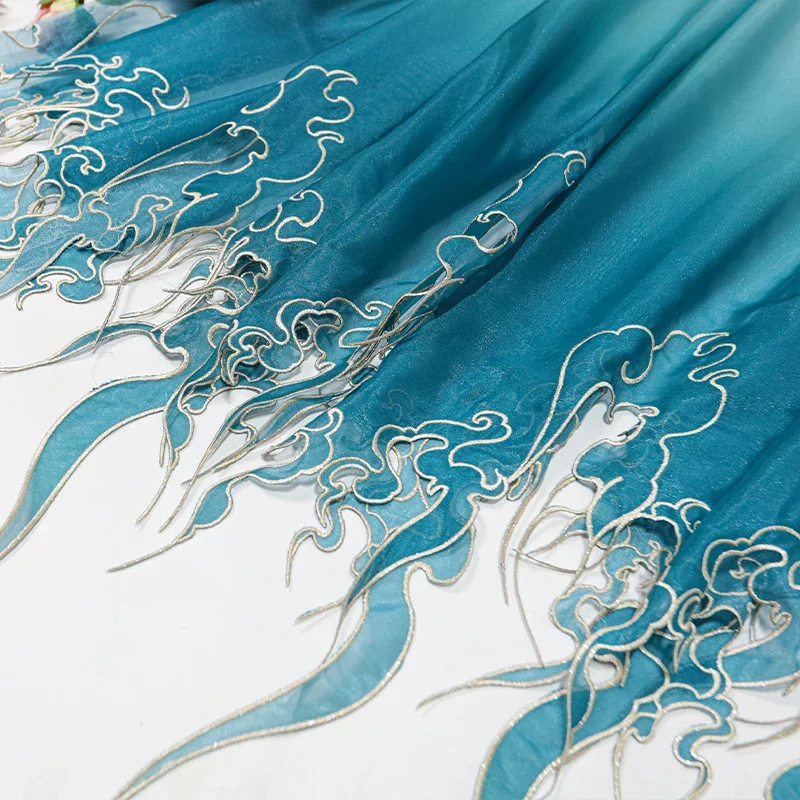 Chinese Style Embroidery Lotus - Sewing Cloth recension och pris