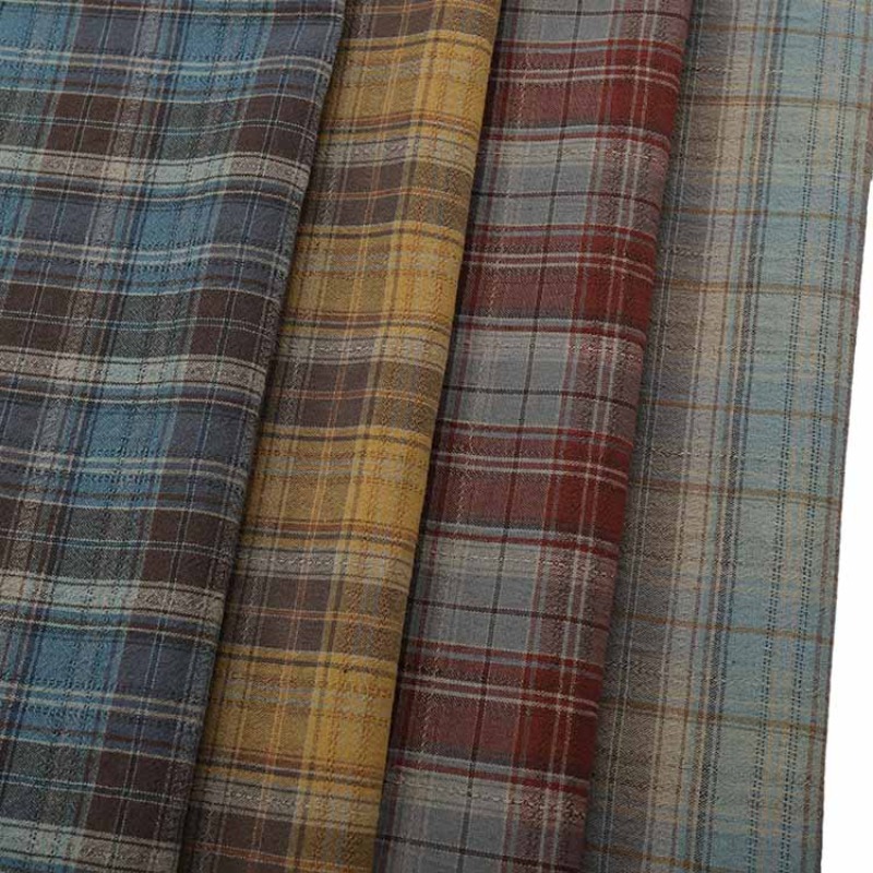 1 Meter Vintage Jacquard Plaid - Vintage Sewing Textile recension och pris