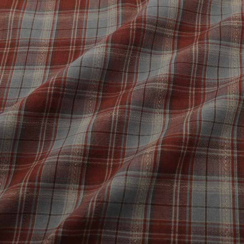 1 Meter Vintage Jacquard Plaid - Vintage Sewing Textile recension och pris