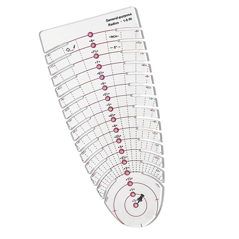 39BB Clear Scale Acrylic Measu - Is Sewing Textile Art recension och pris