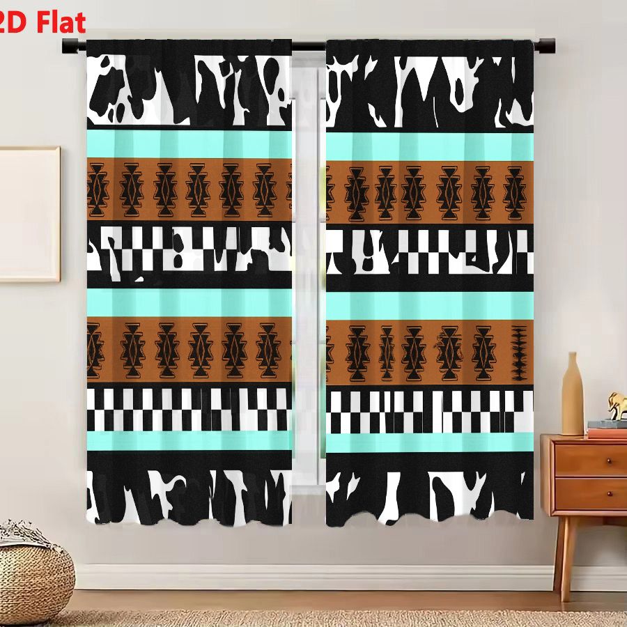 2Pcs Curtains 2D Flat Geometri - Century Textile & Sewing Supply By Owner recension och pris