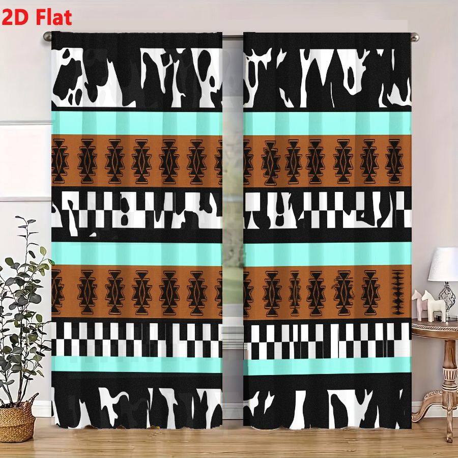 2Pcs Curtains 2D Flat Geometri - Century Textile & Sewing Supply By Owner recension och pris