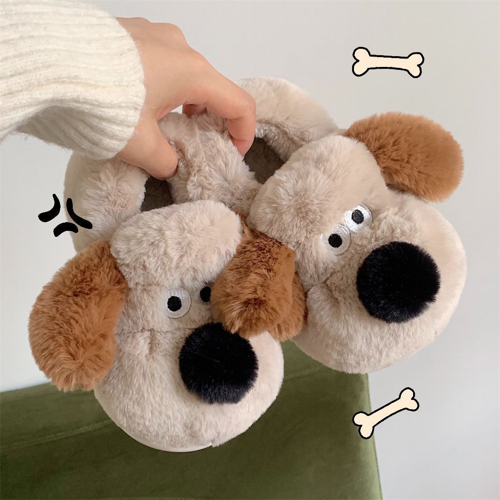 Size36-45 Hug Dog Slippers Gir - Sewing Cotton recension och pris