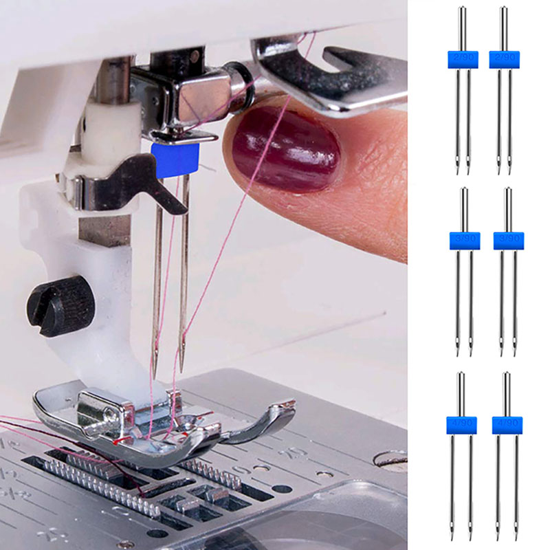 3PCS Sewing Machine Needles Do - Twin Needle Stretch recension och pris