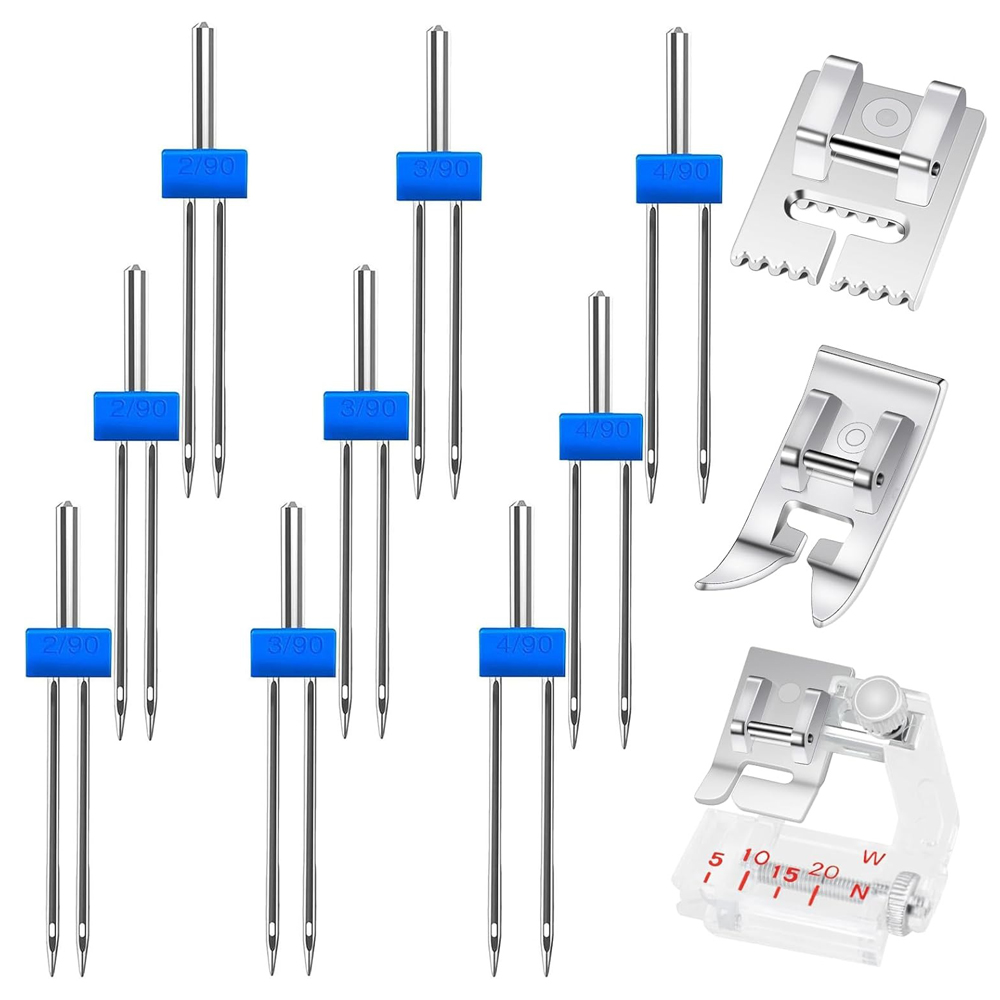 3PCS Sewing Machine Twin Needl - Twin Needle Stretch recension och pris