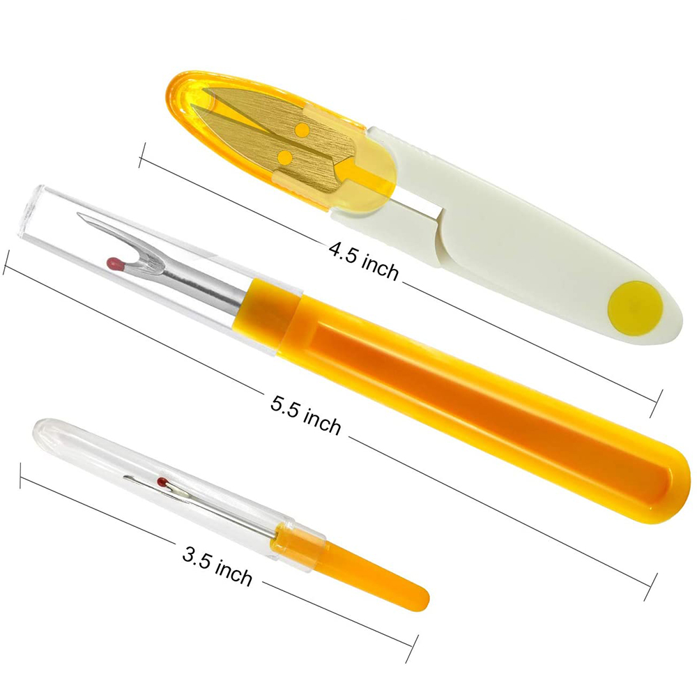 2Pcs Seam Ripper and Thread Cu - Twin Needle Stretch recension och pris