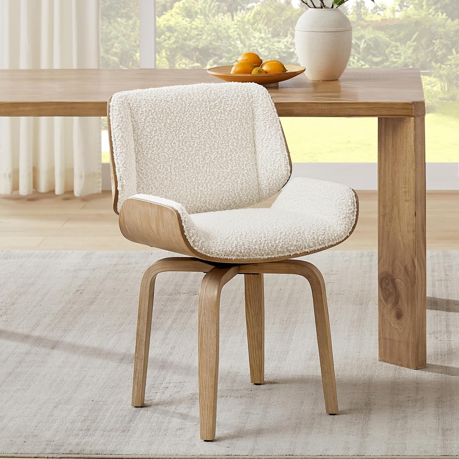 Swivel Dining Chair, Fabric Up - Century Textile & Sewing Supply By Owner recension och pris