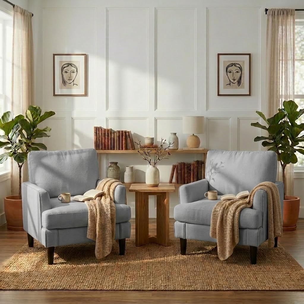 #Accent Chair Set Of  Mid-Cent - Century Textile & Sewing Supply By Owner recension och pris