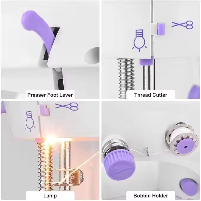 Mini Electric Domestic Home Us - Sewing Machine In Textile Industry recension och pris