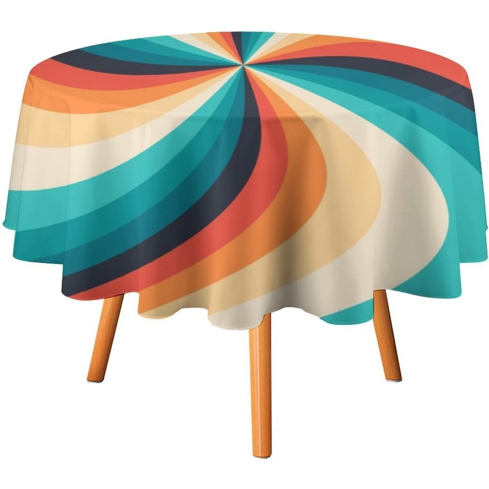 Vintage Groovy Swirl Round Tab - Century Textile & Sewing Supply By Owner recension och pris