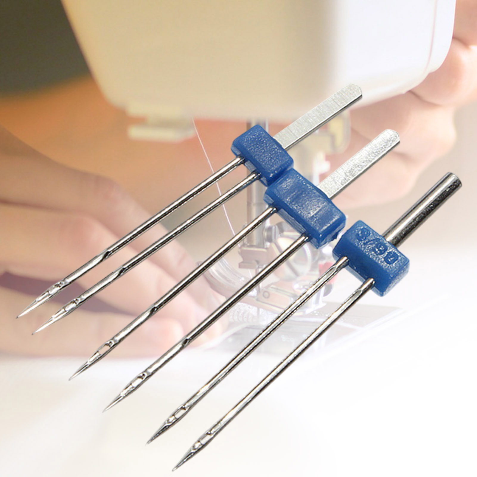 Twin Needles Set 3 Pcs Stainle - Twin Needle Stretch recension och pris
