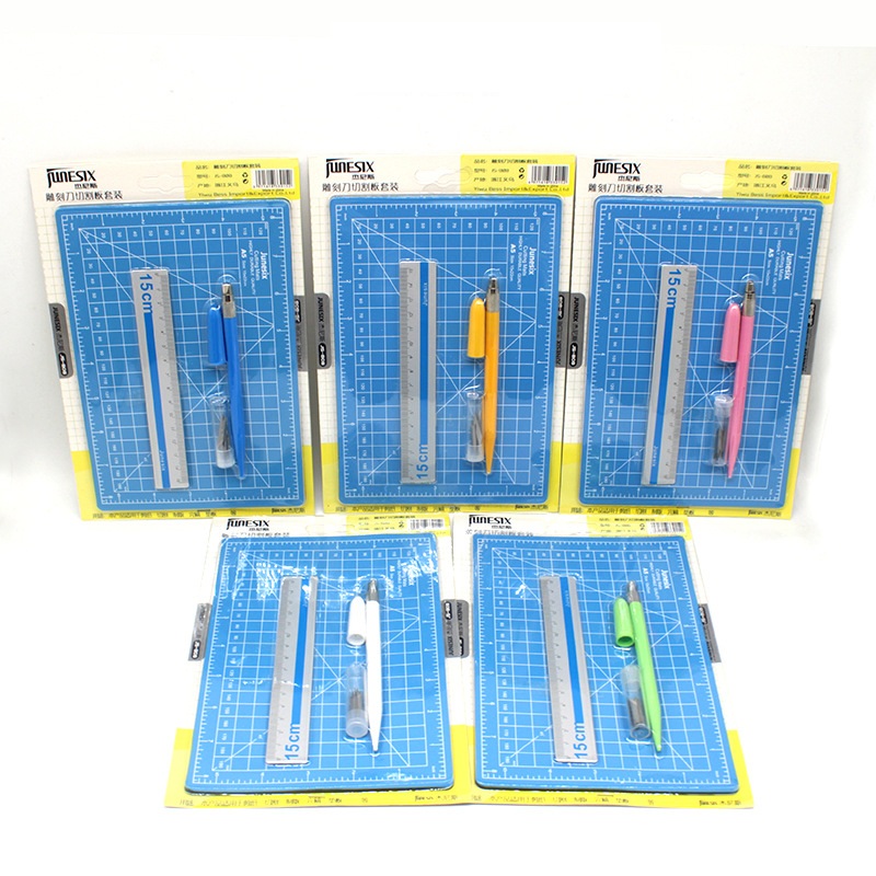 1Set A5 Cutting Mat Ruler Engr - Cutting Mat Self Heal recension och pris