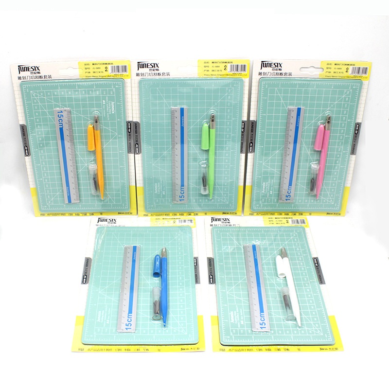 1Set A5 Cutting Mat Ruler Engr - Cutting Mat Self Heal recension och pris