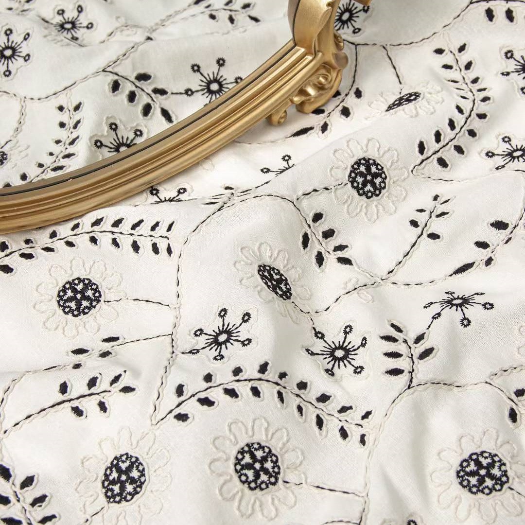 Vintage full-width embroidered - Vintage Sewing Textile recension och pris