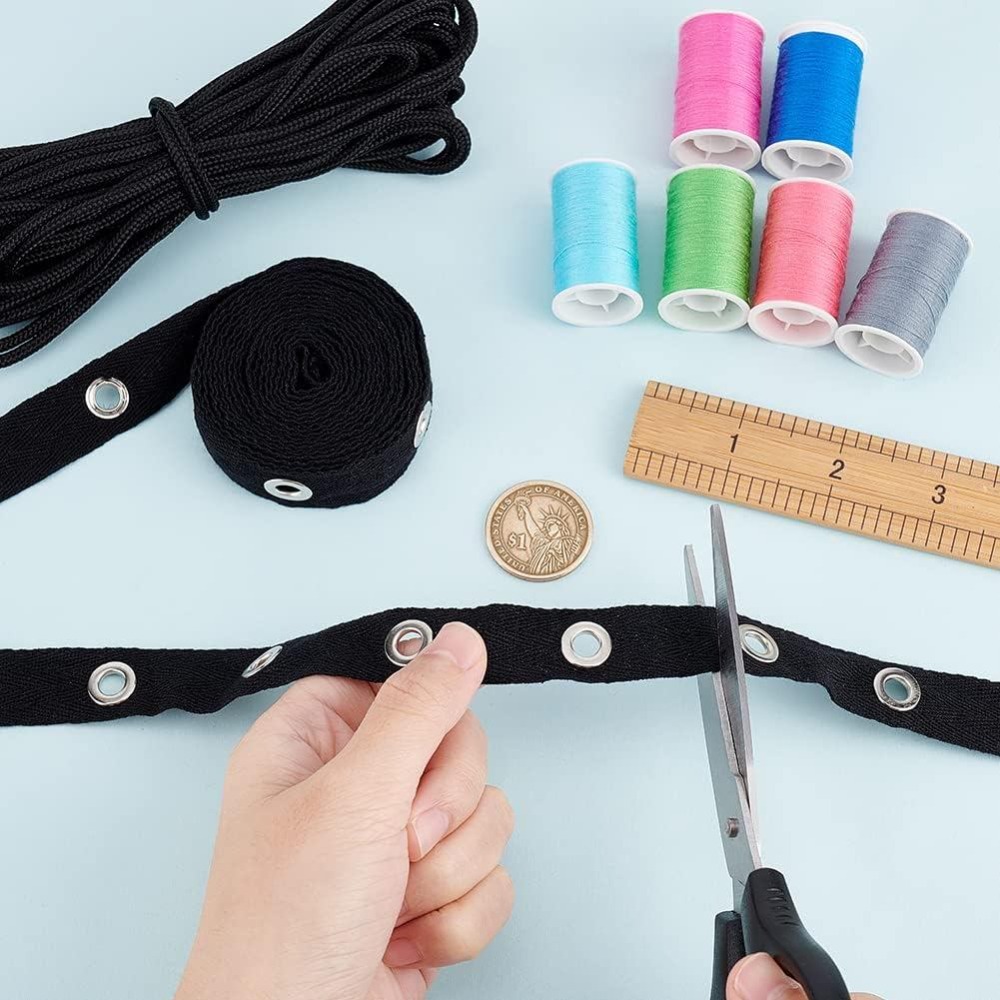 3 Yards Eyelet Tape Trim Black - Sewing Eyelet Fabric recension och pris
