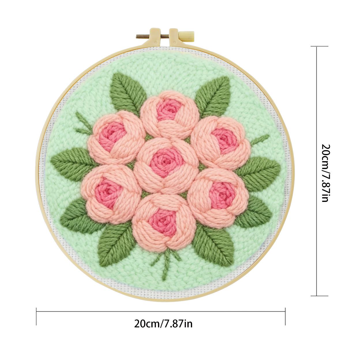 20X20CM/7.87inch Flower Punch  - Is Sewing Textile Art recension och pris