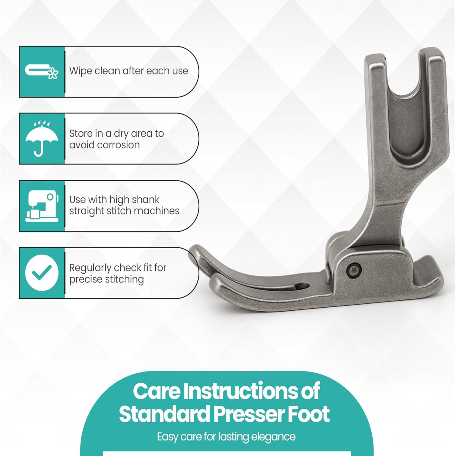 P351 Standard Presser Foot for - Industrial Textile Sewing Machine recension och pris